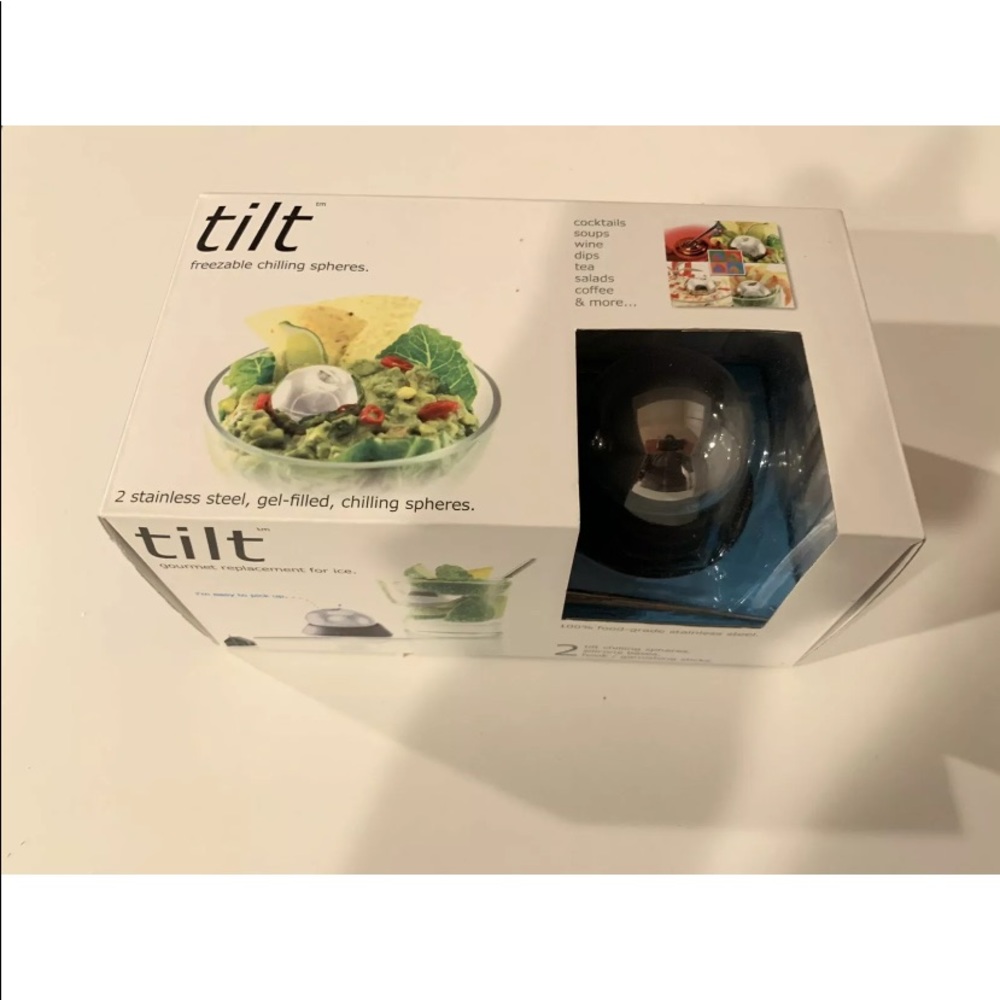 Tilt Freezable Stainless Steel Chilling Spheres